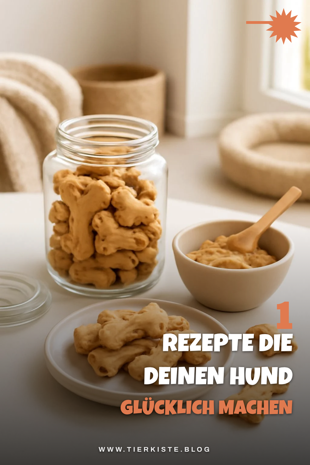 So bereitest du gesunde Hundekekse ganz einfach zu