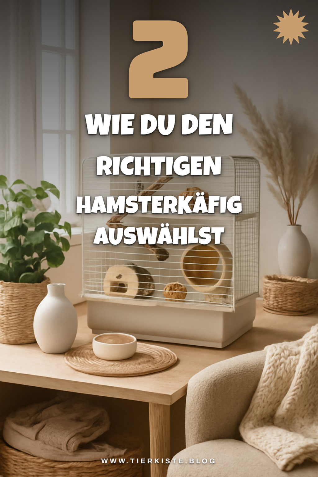 So wählst du den richtigen Hamsterkäfig aus