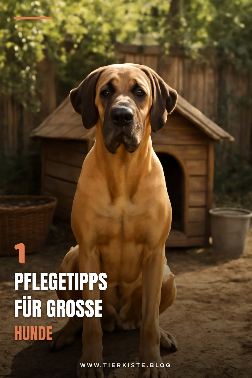 Gesundheit und Pflege von großen Hunden