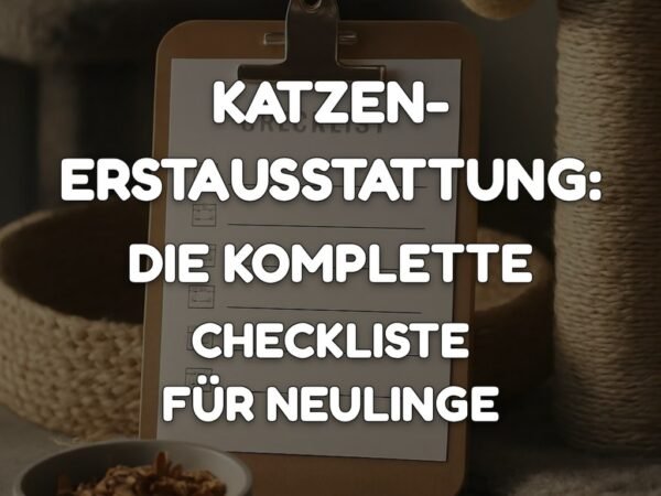 Katzen-Erstausstattung: Die komplette Checkliste für Neulinge