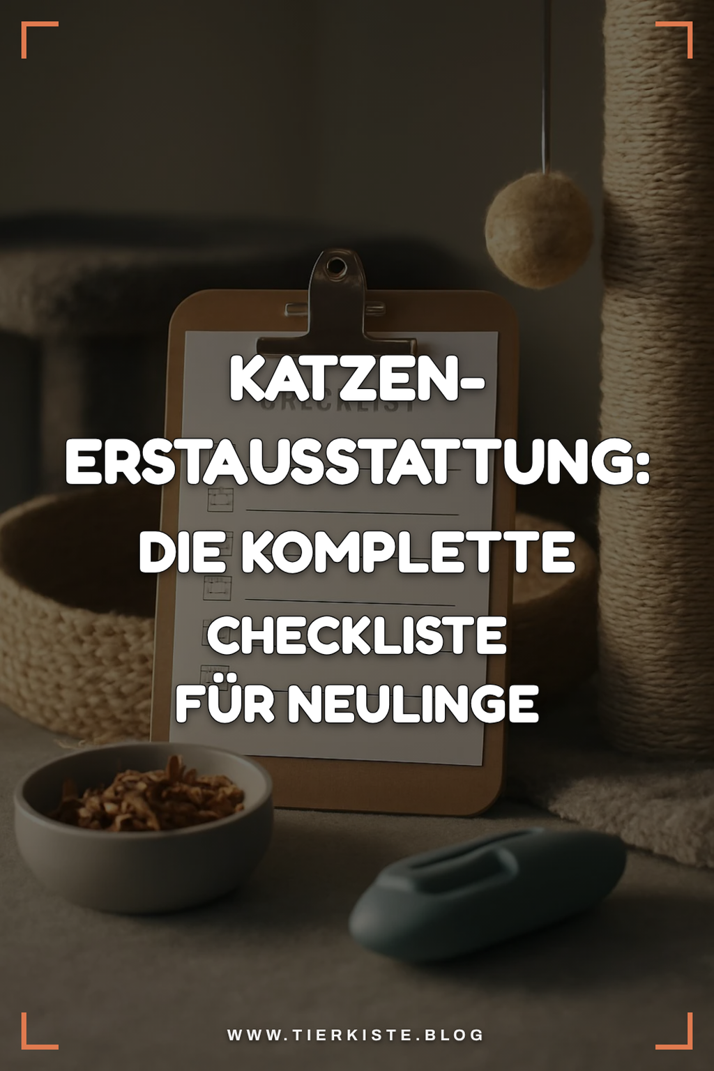 Katzen-Erstausstattung: Die komplette Checkliste für Neulinge