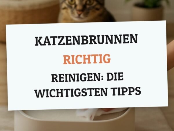 Katzenbrunnen richtig reinigen: Die wichtigsten Tipps