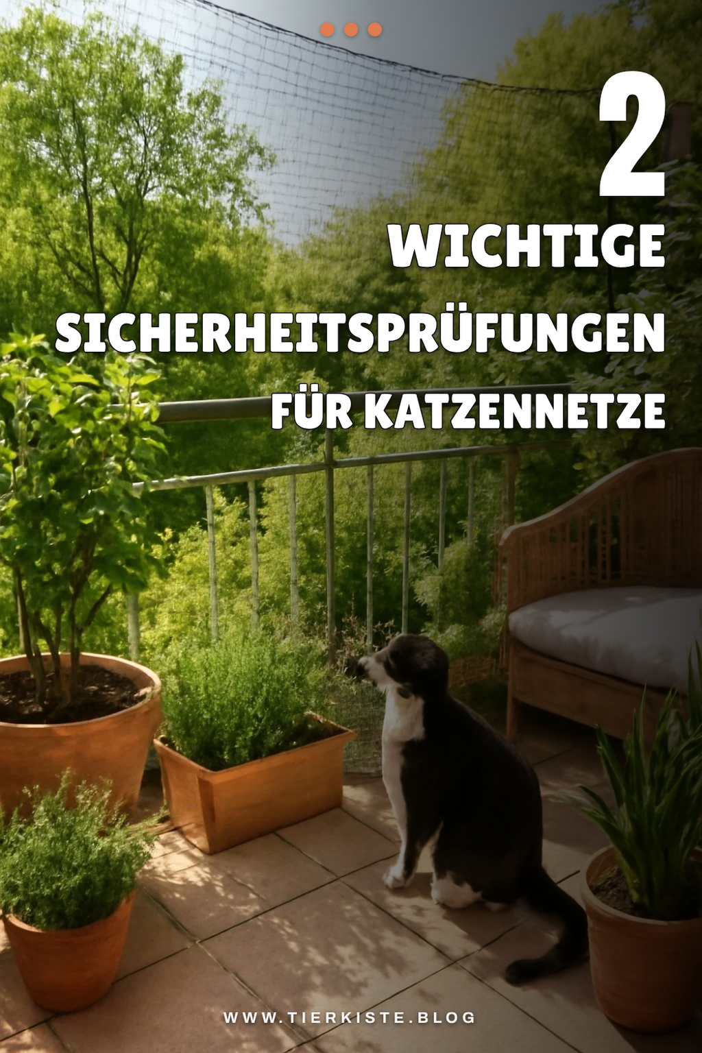 Sicherheitsprüfungen für Katzennetze