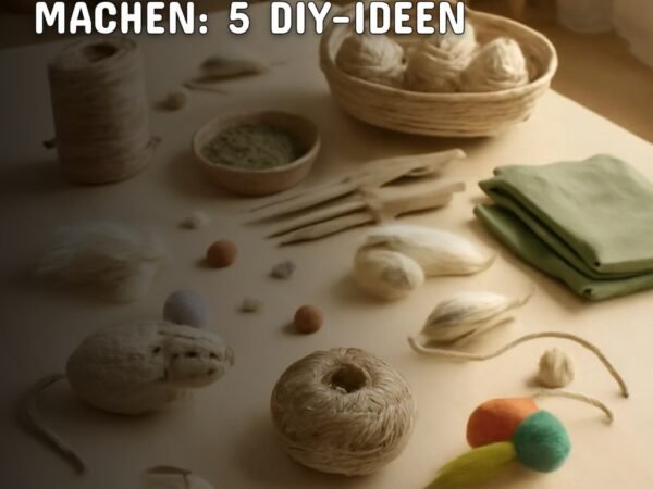 Katzenspielzeug selber machen: 5 DIY-Ideen für Stubentiger