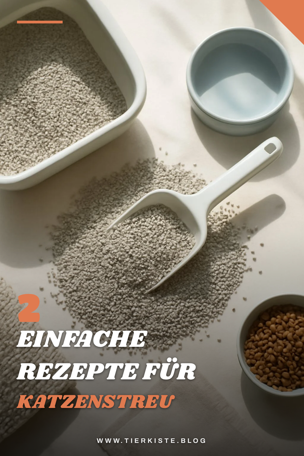 Wie du Katzenstreu selber machen kannst