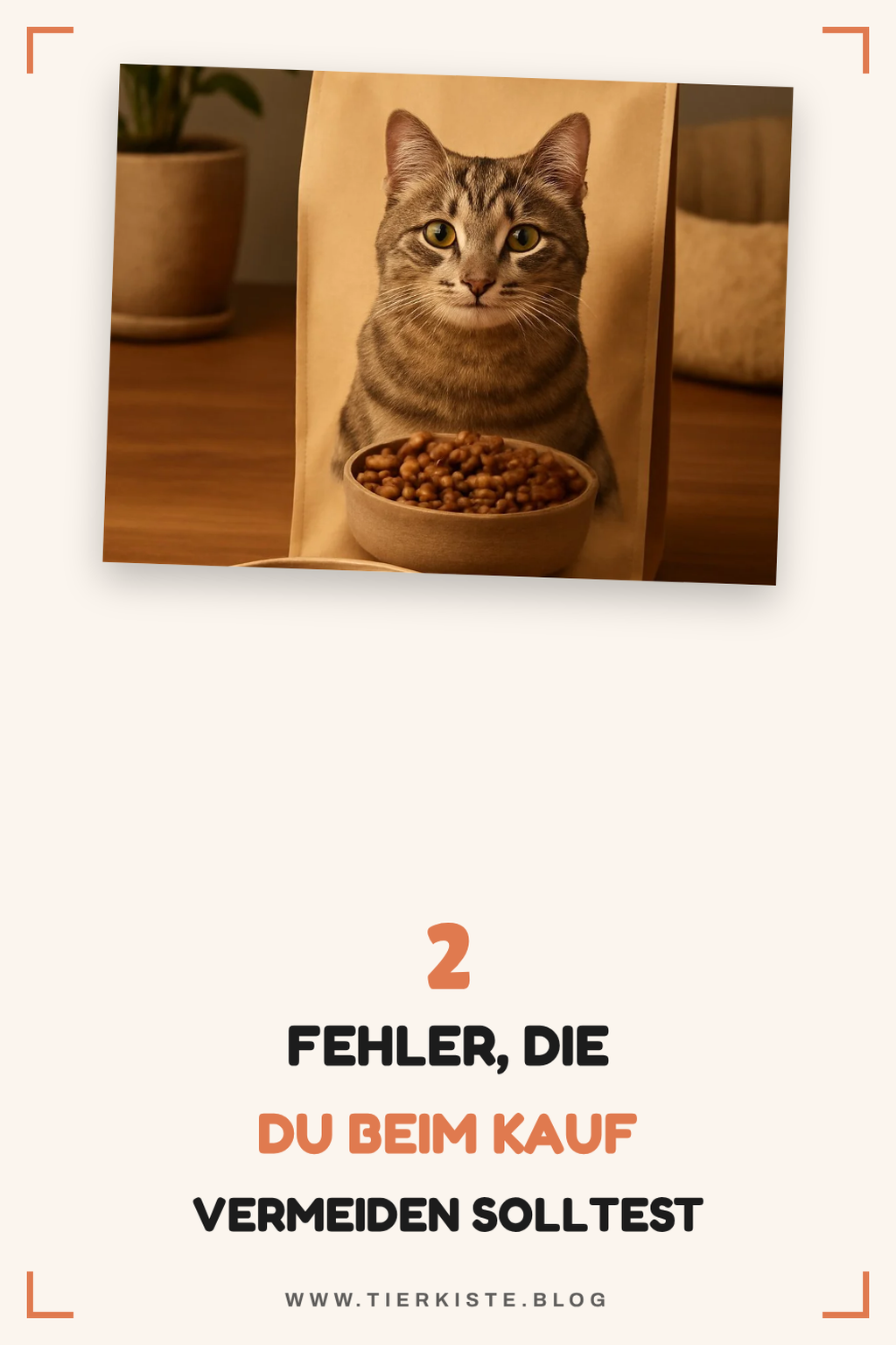 Häufige Fehler beim Kauf von Katzentrockenfutter