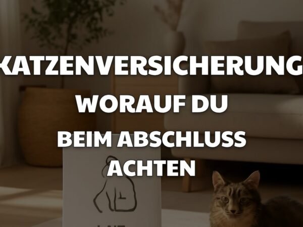 Katzenversicherung: Worauf du beim Abschluss achten musst
