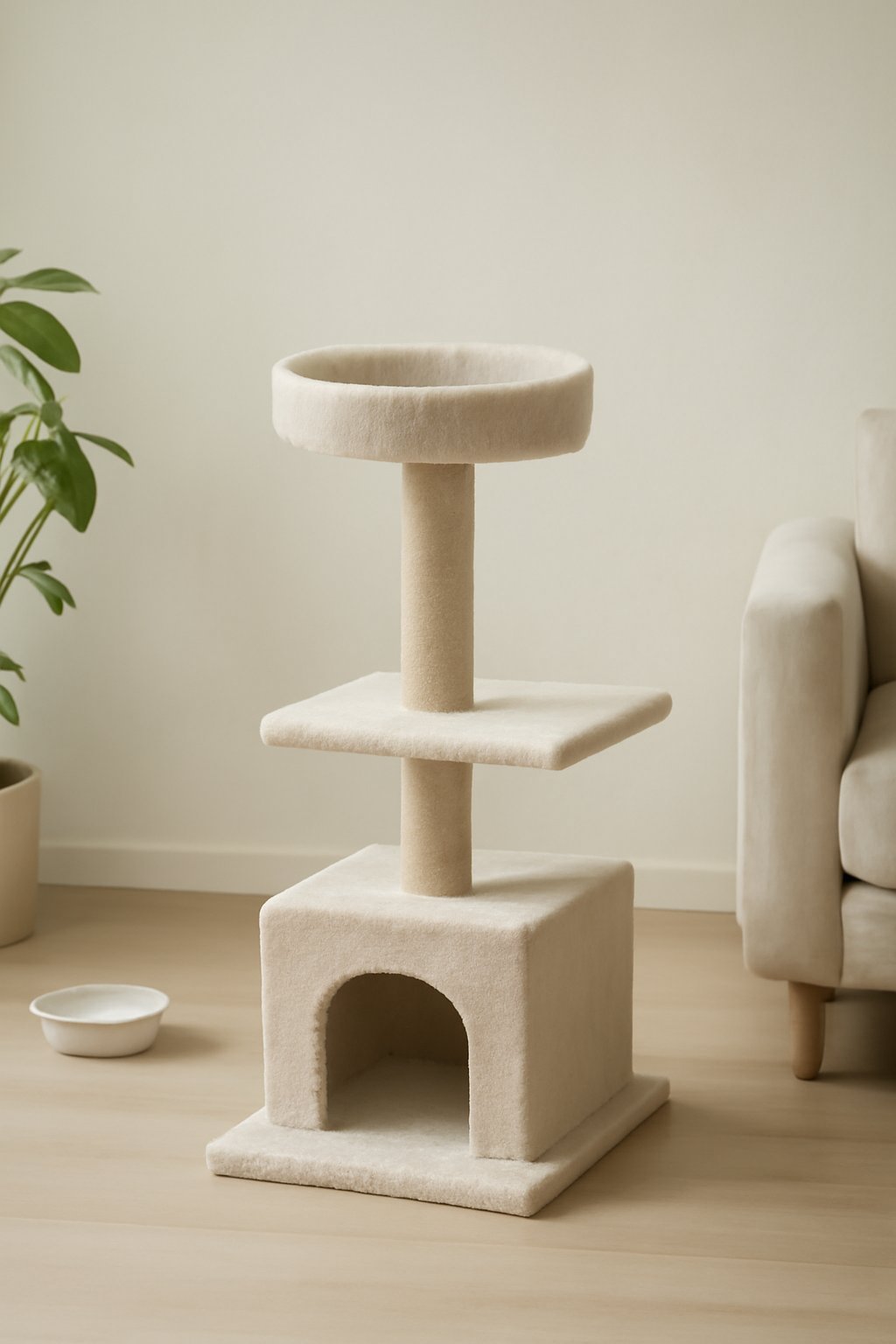 Eckkratzbaum mit Sisal