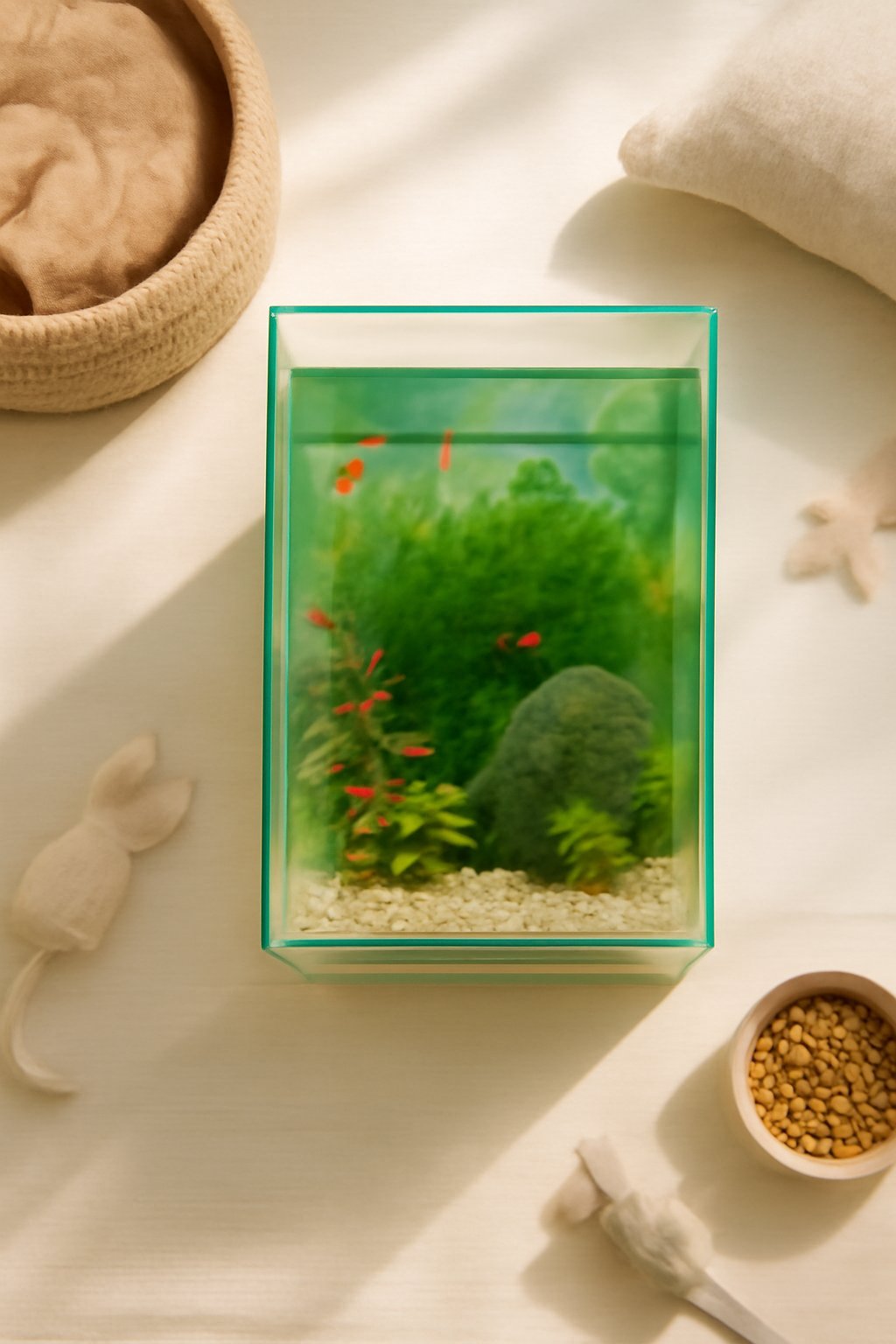 Rund-Aquarium Glas 30 Liter