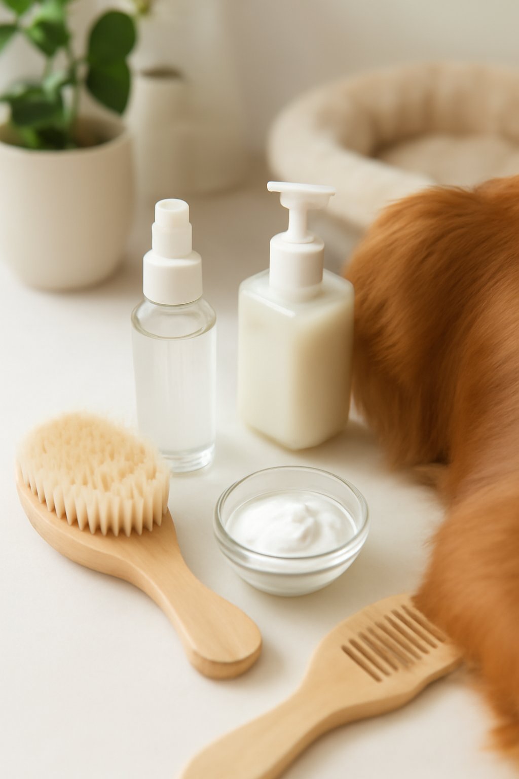 Hunde Bürste mit Massagefunktion