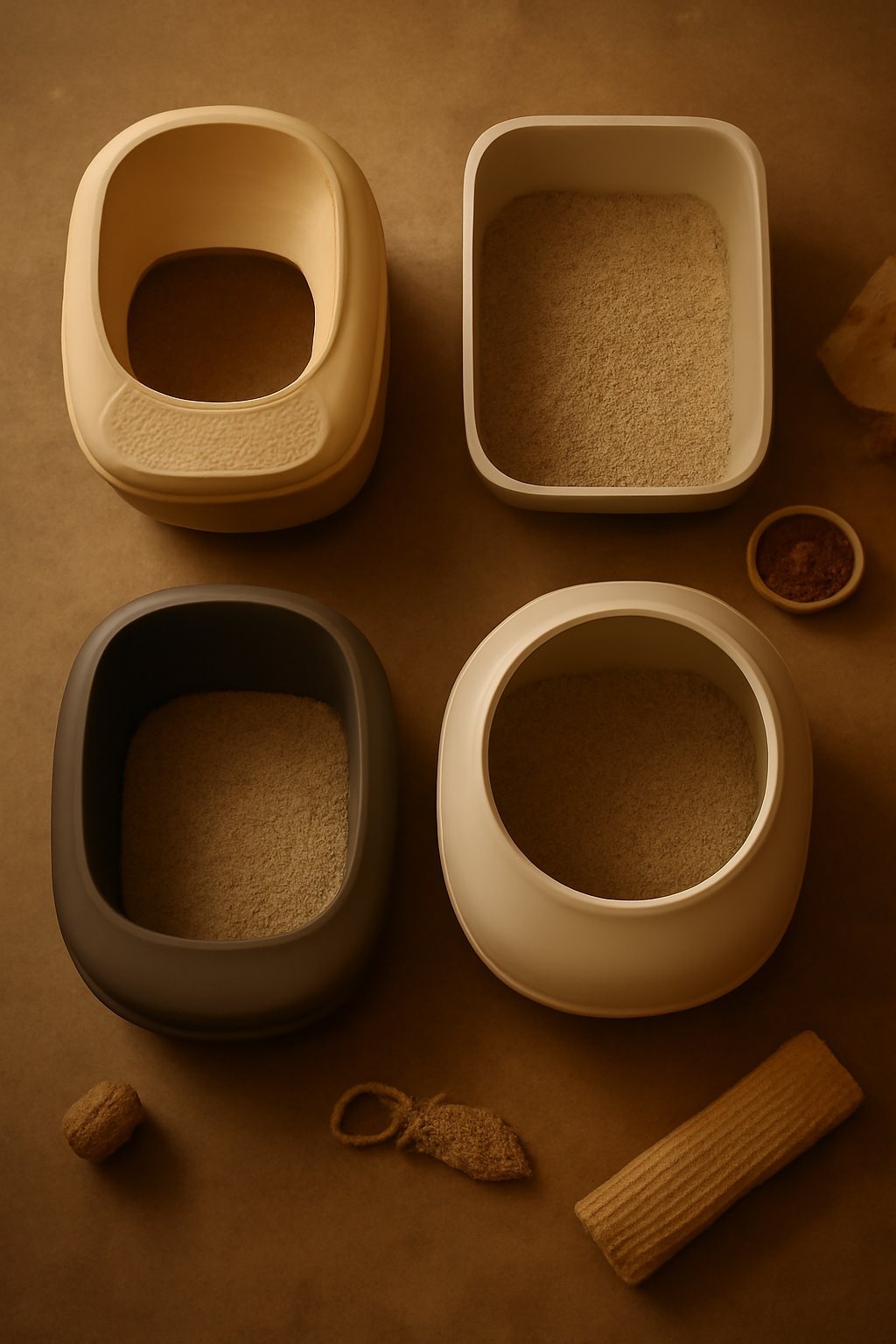 Katzenklo Holz Design