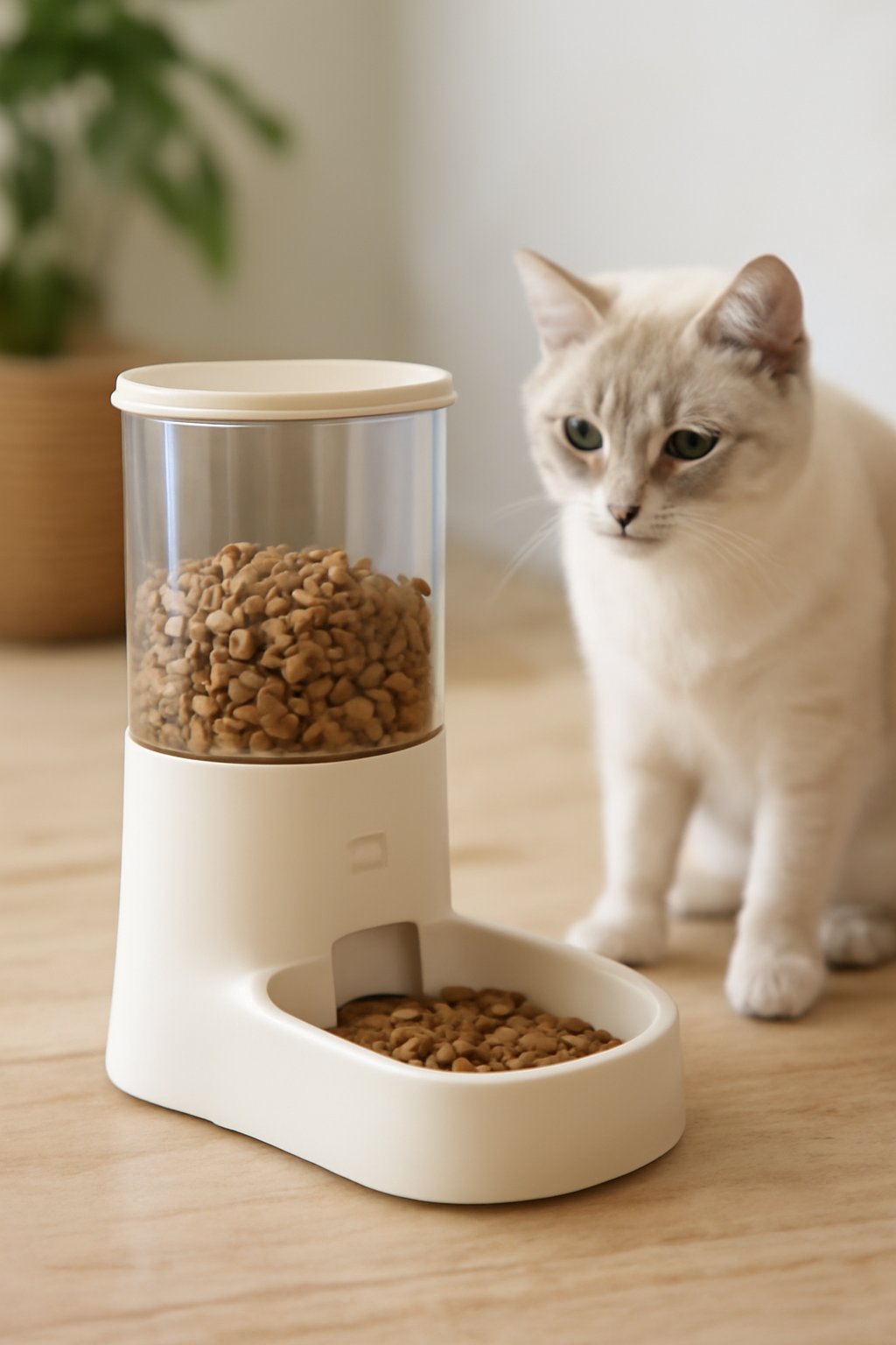 LCD Futterspender für Katzen