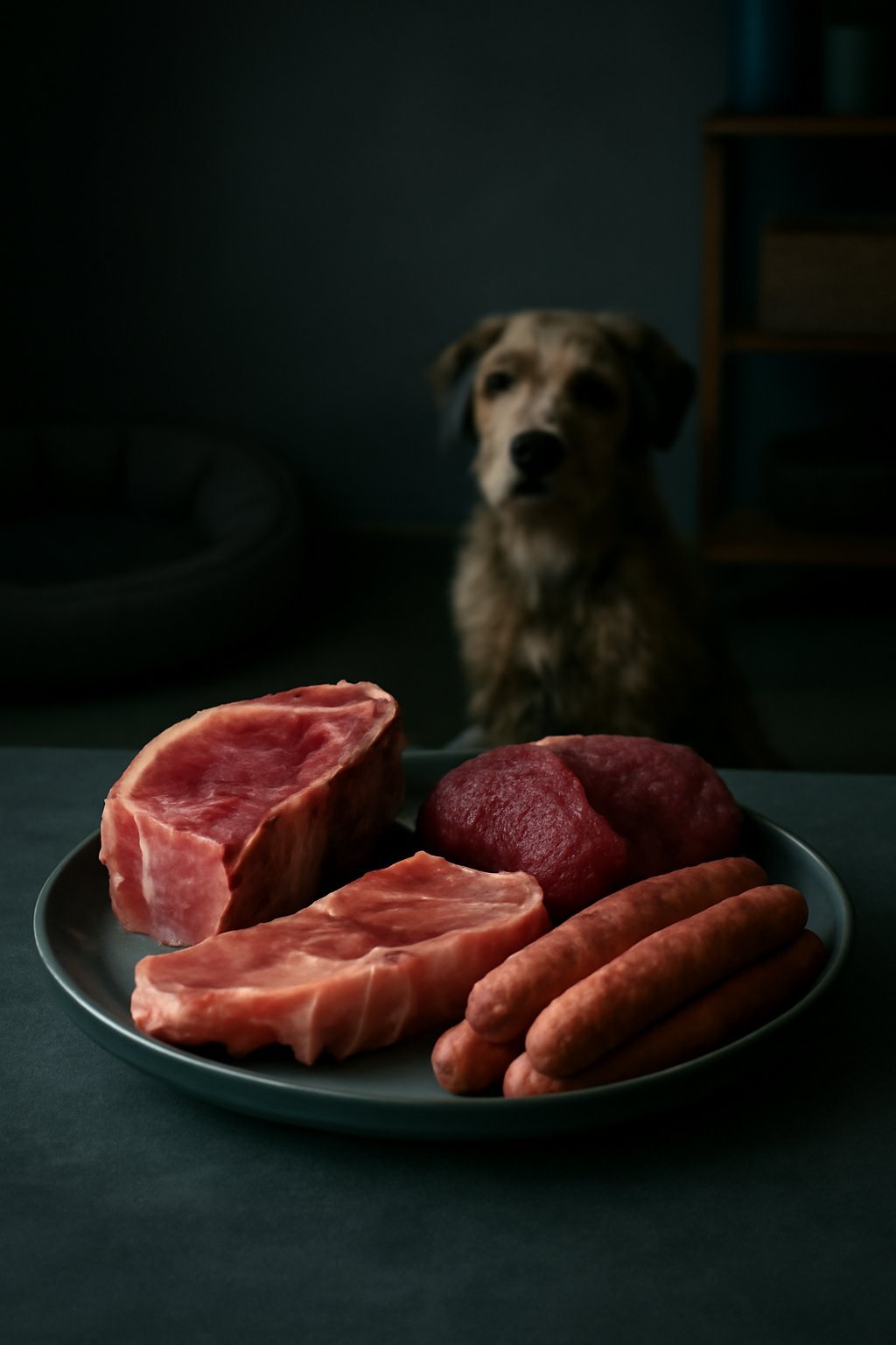Rindfleisch Stücke für Hunde 1 kg