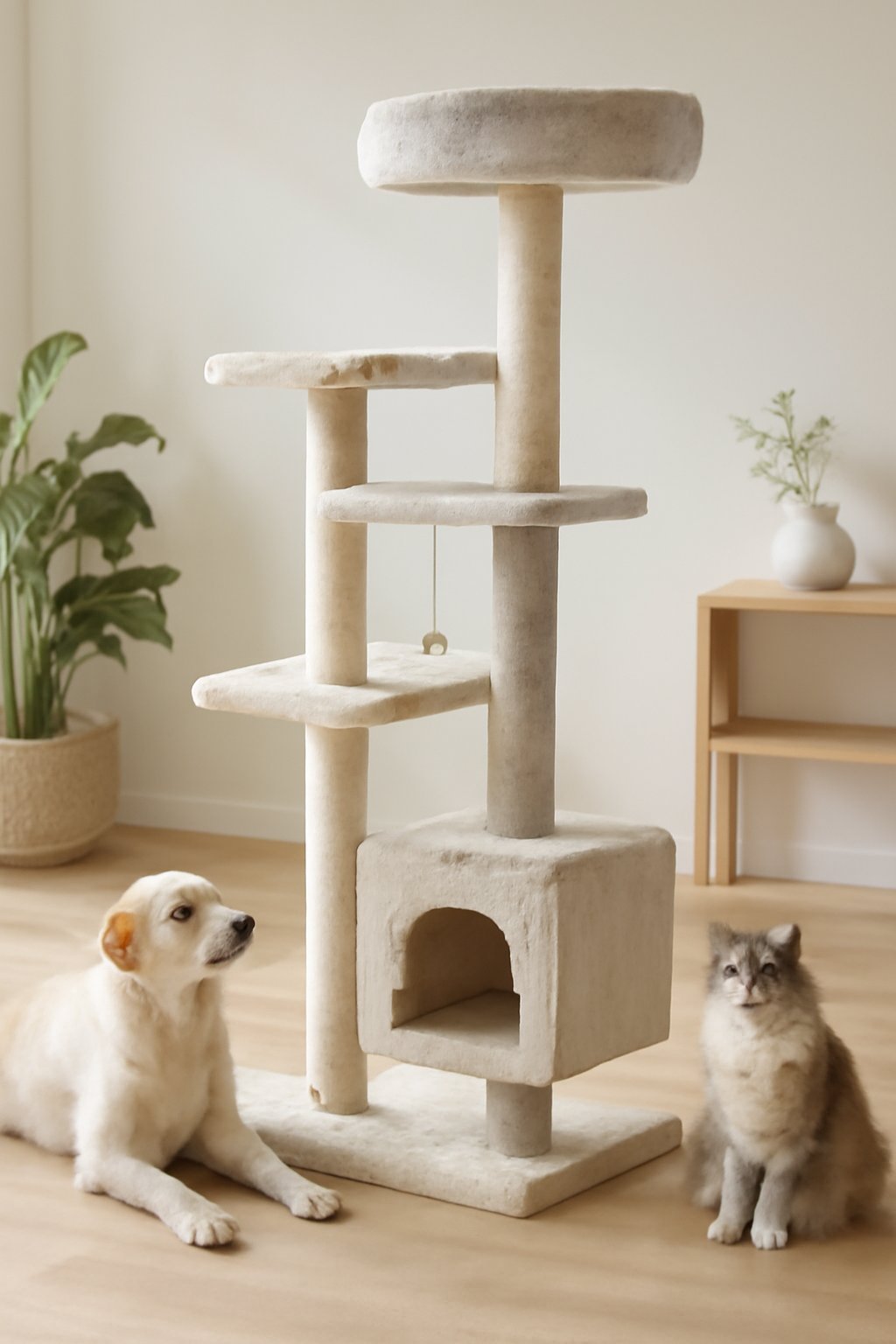 Kratzbaum Sisal für große Katzen