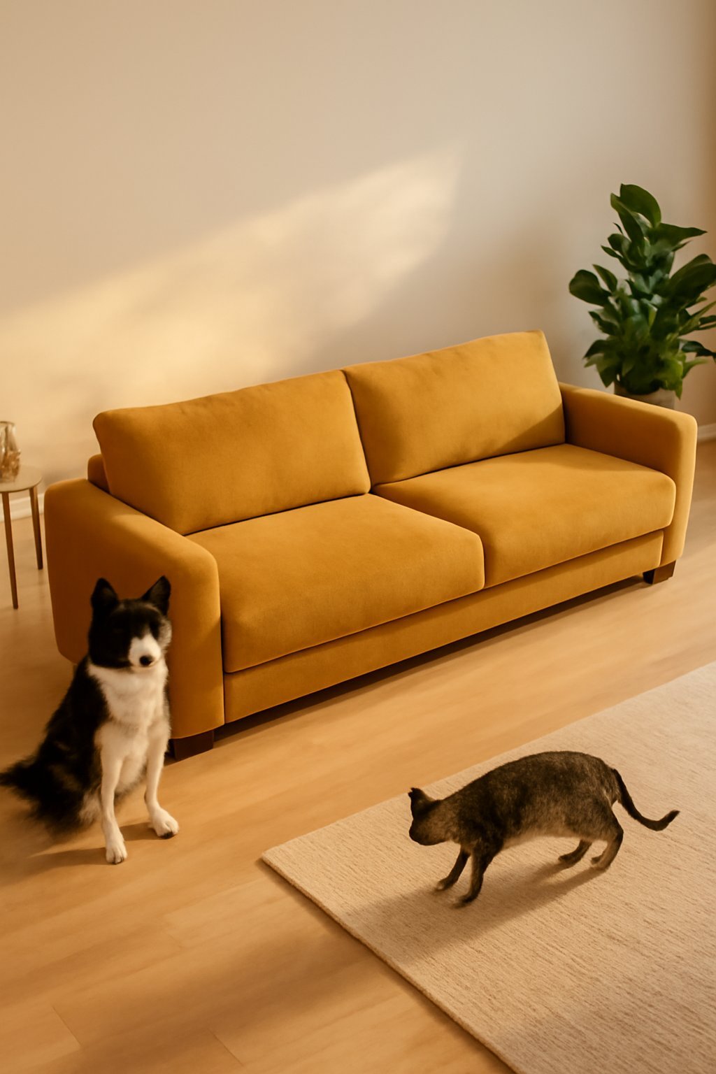 Schlafsofa mit Bettkasten