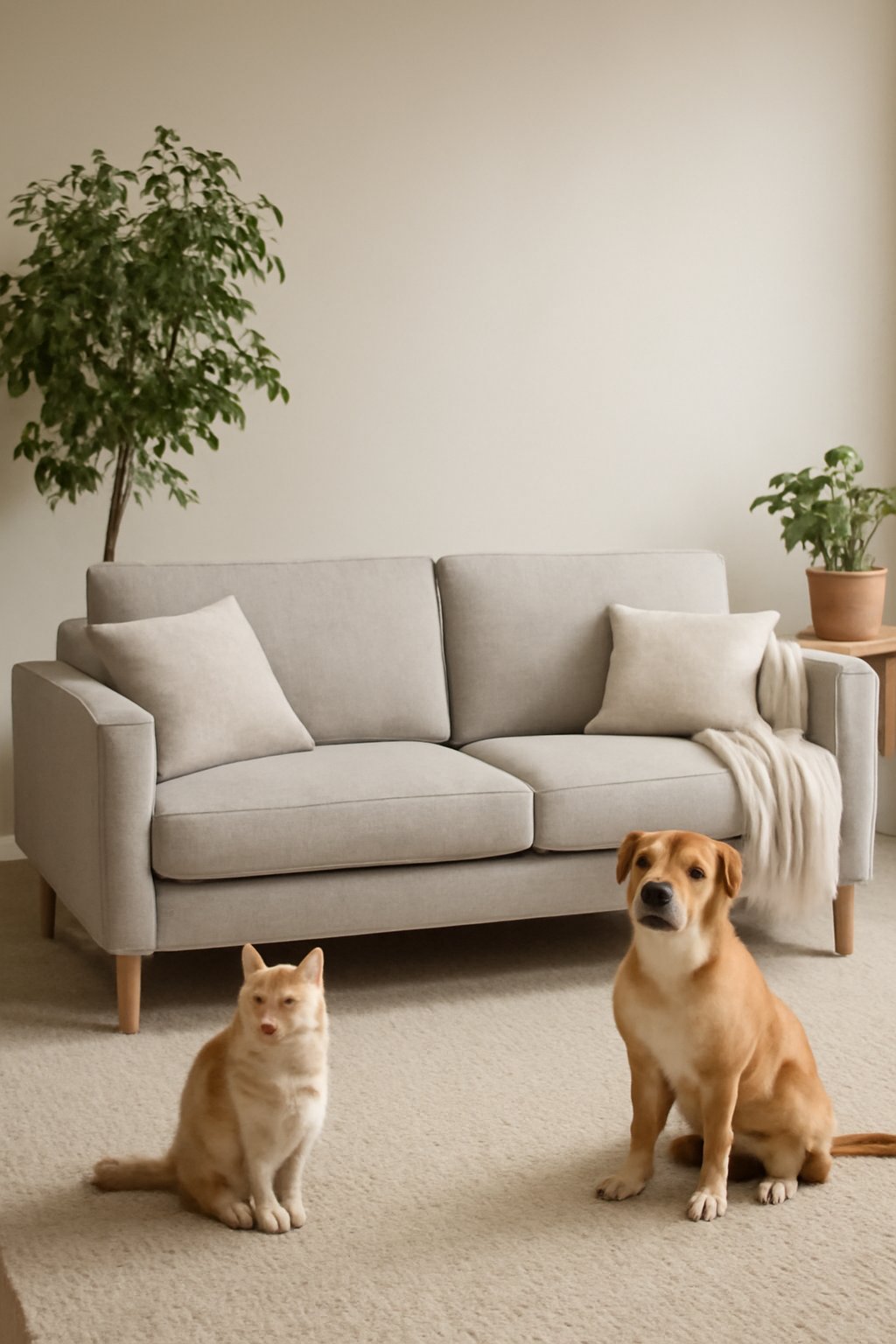 Skandinavisches Sofa 3-Sitzer