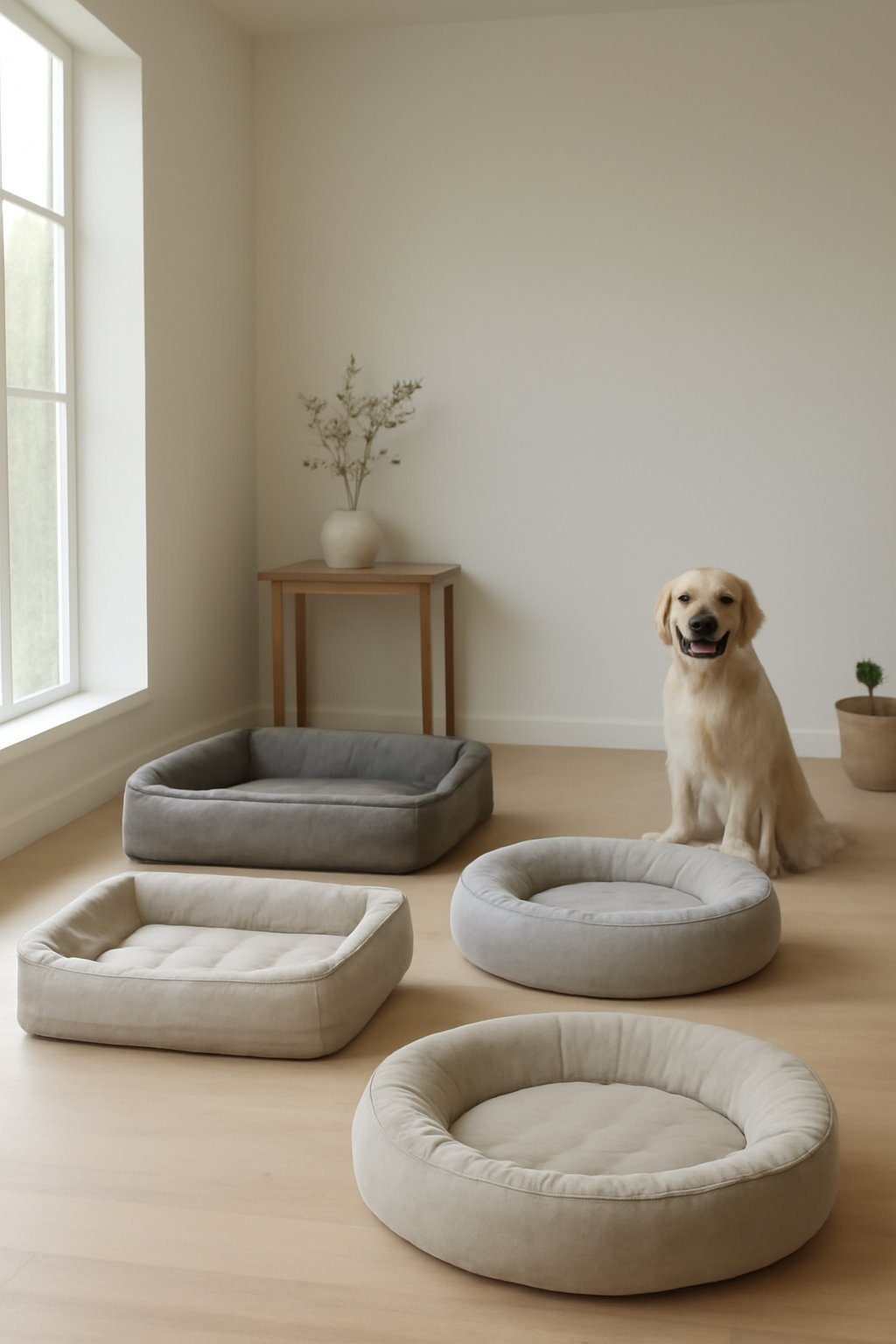 Hypoallergenes Hundebett 80x60 cm