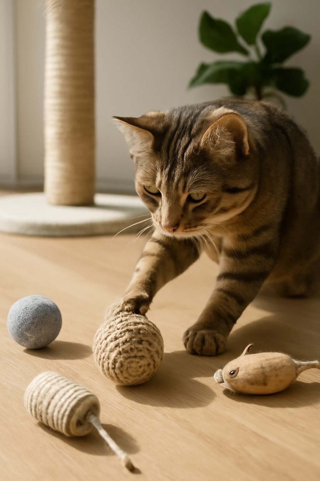 Interaktives Futterpuzzle für Katzen