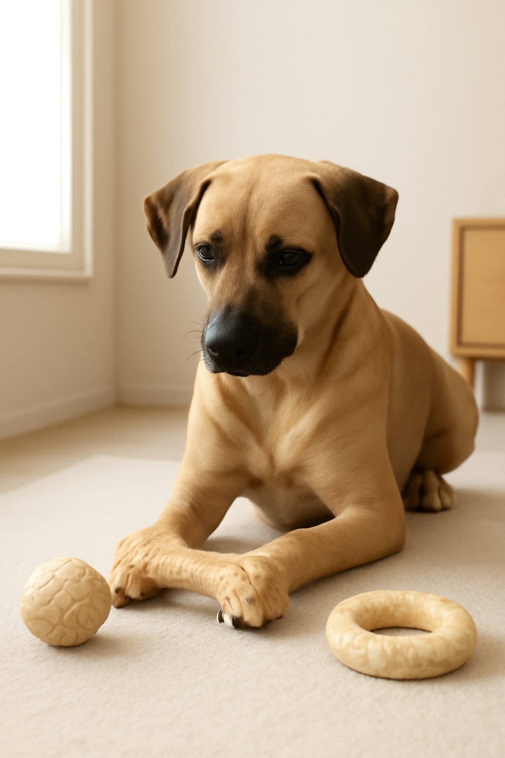 Beruhigende Spielzeuge für nervöse Hunde