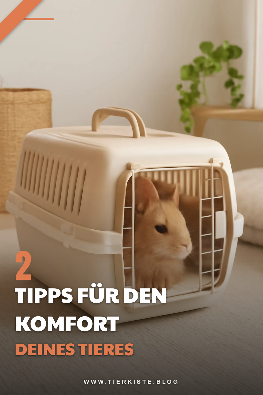 Komfort für dein Kleintier während des Transports
