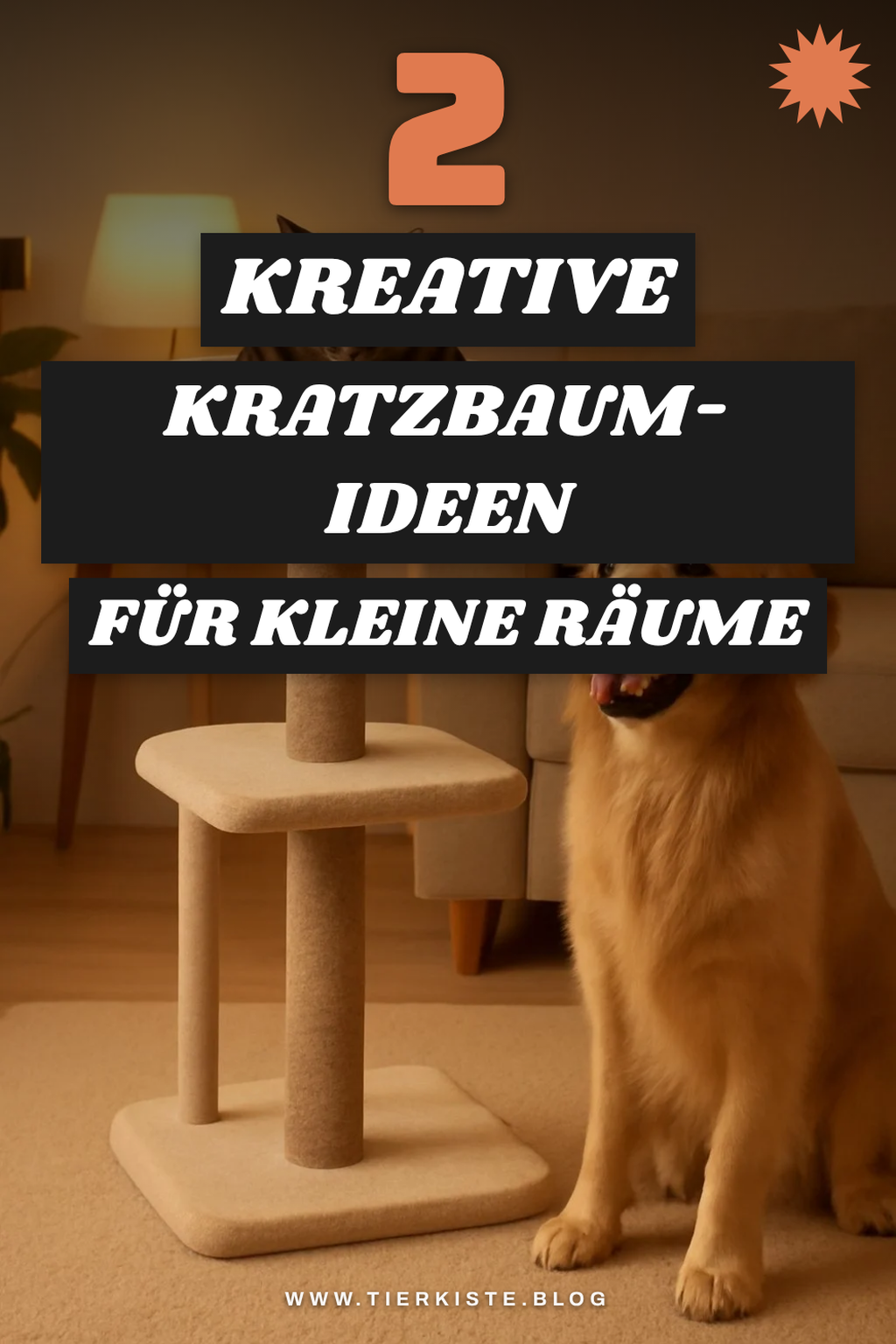 Kreative Kratzbaum-Ideen für kleine Räume