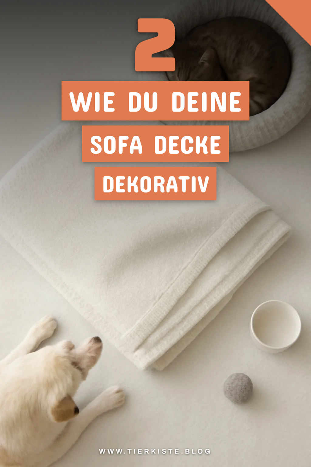 Sofa Decke als dekoratives Element nutzen