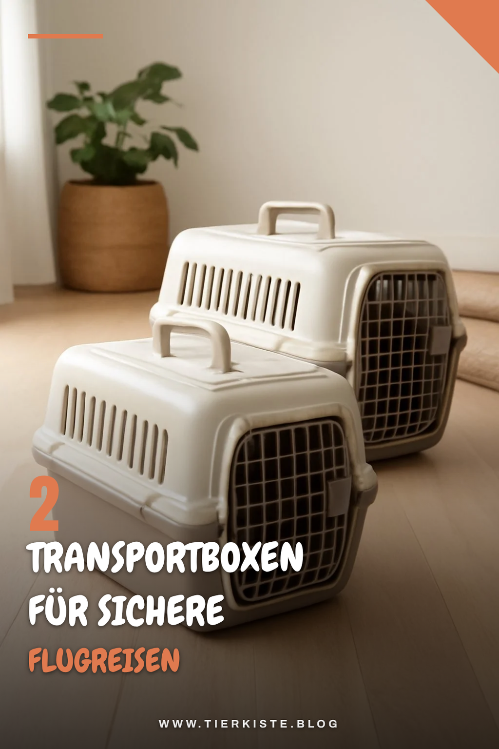 Transportboxen für Flugreisen