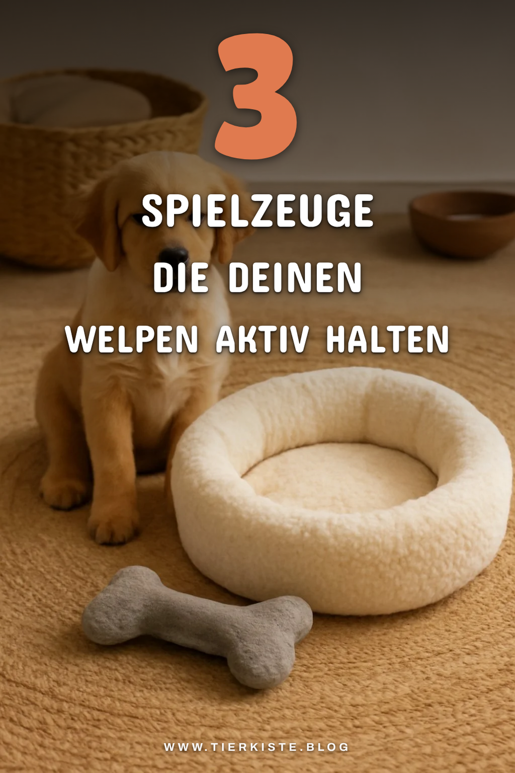 Diese 3 Spielzeuge halten deinen Welpen aktiv