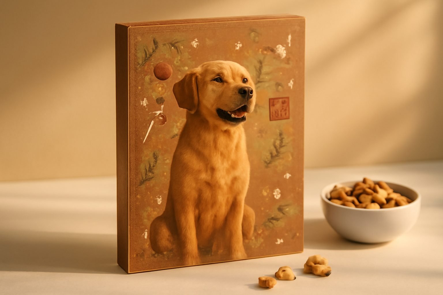 Hunde-Adventskalender mit Spielzeug