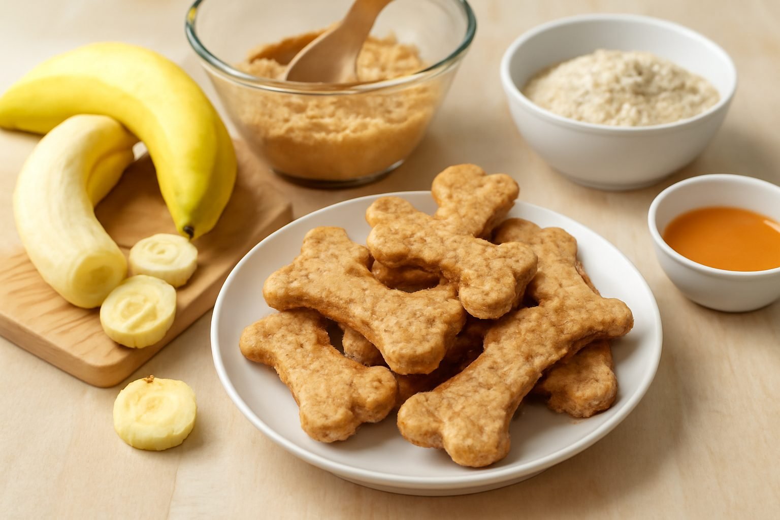 Hundekekse backen Banane: 6 Schritte zum Ergebnis