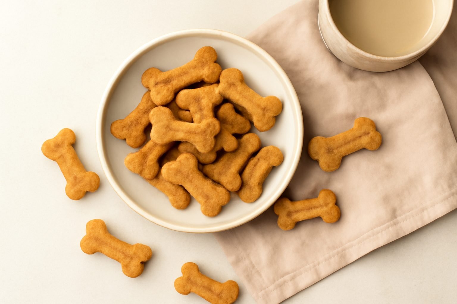 Hundekekse mit nur 6 Zutaten backen in 8 Schritten — Hundekekse mit nur 3 Zutaten
