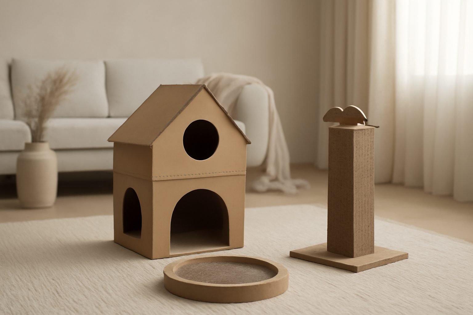Katzenspielzeug aus Karton — was sich lohnt und was nicht