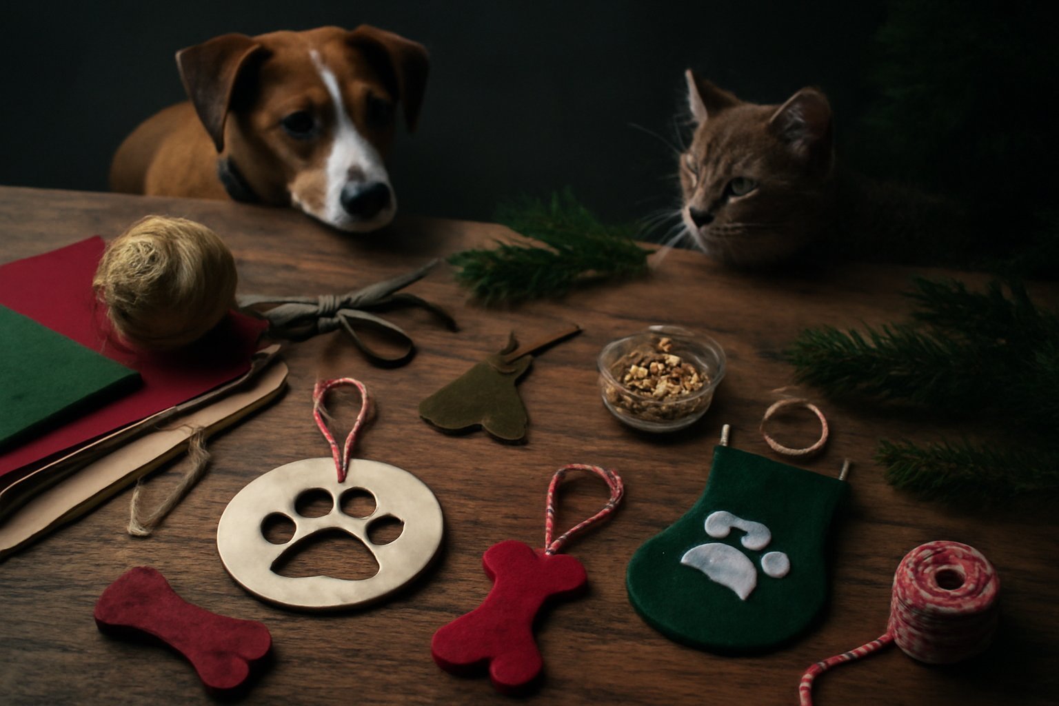 Kreative DIY-Weihnachtsdeko für Haustiere