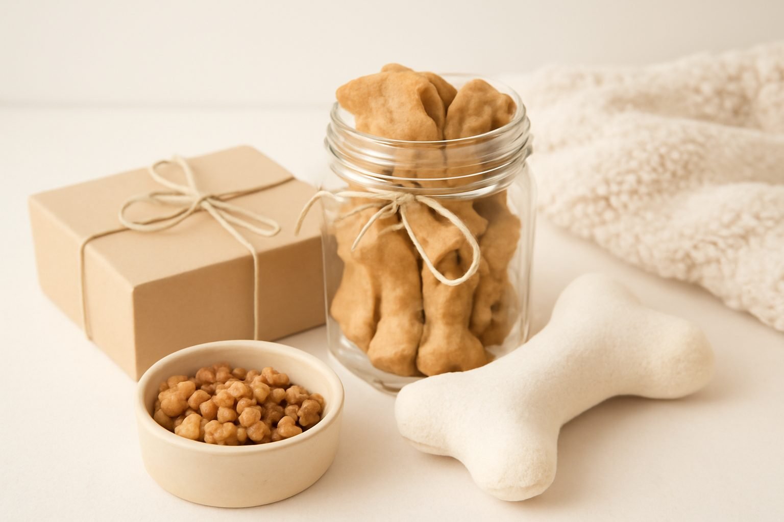 Selbst gemachte Weihnachtsgeschenke für Hunde
