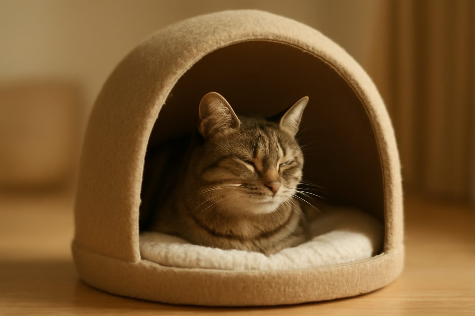 Silvester Rückzugsort für Katze einrichten in 6 Schritten