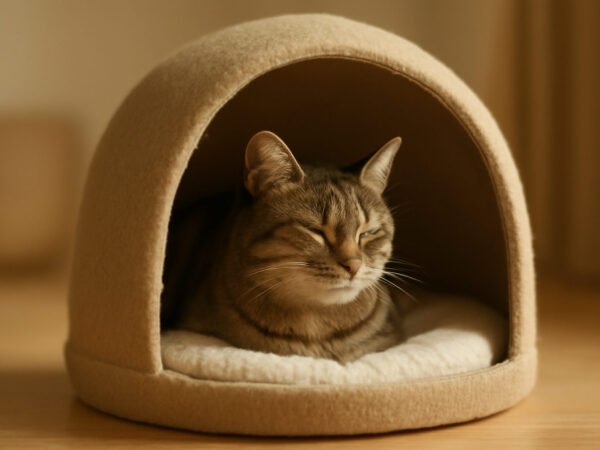 Silvester Rückzugsort für Katze einrichten in 6 Schritten