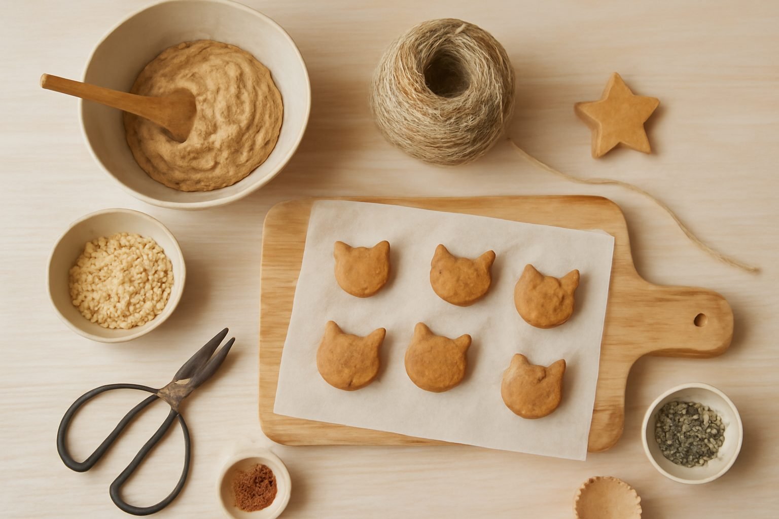 Weihnachtsleckerlis für Katzen selber machen in 6 Schritten