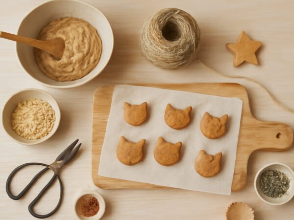 Weihnachtsleckerlis für Katzen selber machen in 6 Schritten