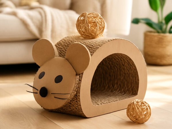 Katzenspielzeug aus Karton: 6 geniale DIY-Ideen