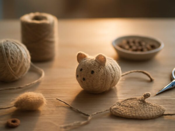 Katzenspielzeug aus Plastikflaschen basteln