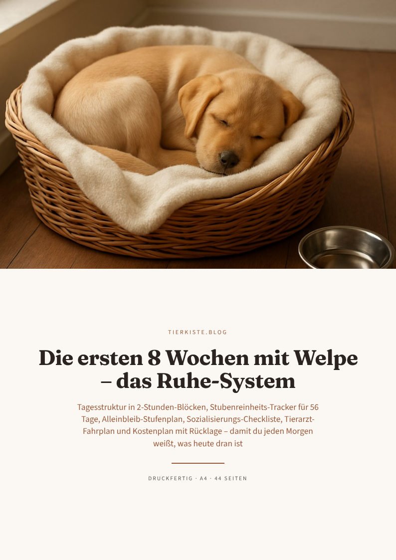 Die ersten 8 Wochen mit Welpe – das Ruhe-System – Vorschau Seite 2